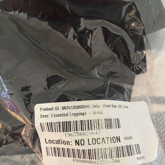 J Peterman Essential Leggings. Black Size XL Never worn. - Picture 4 of 4